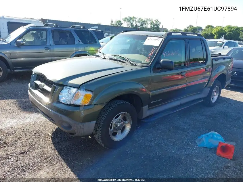 2001 Ford Explorer Sport Trac VIN: 1FMZU67E61UC97894 Lot: 42636012