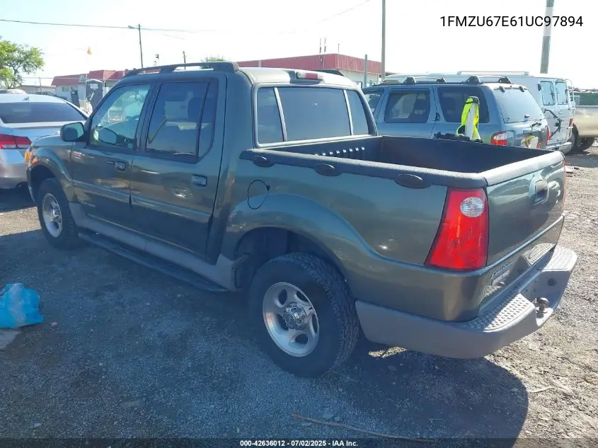 2001 Ford Explorer Sport Trac VIN: 1FMZU67E61UC97894 Lot: 42636012