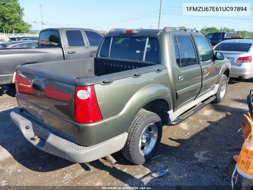 2001 Ford Explorer Sport Trac VIN: 1FMZU67E61UC97894 Lot: 42636012