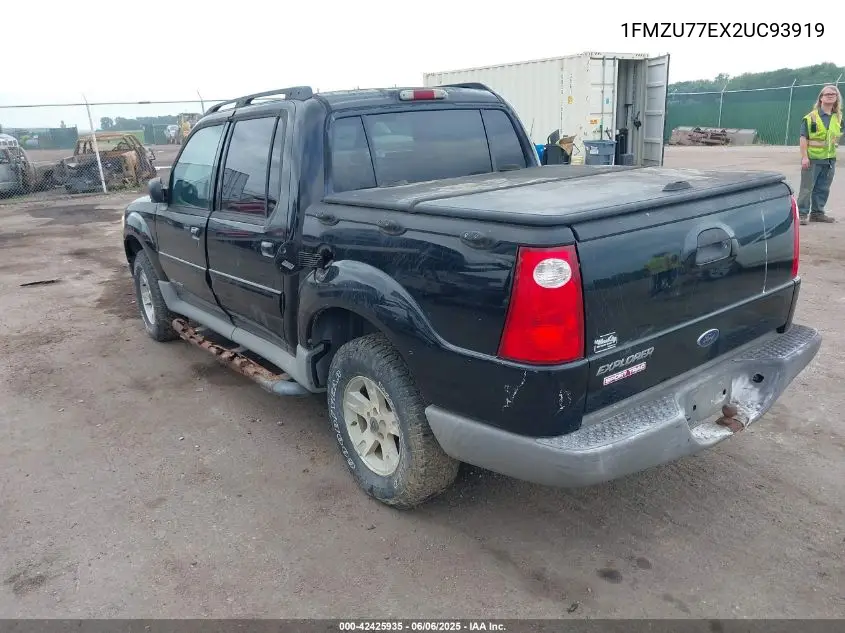 2002 Ford Explorer Sport Trac VIN: 1FMZU77EX2UC93919 Lot: 42425935