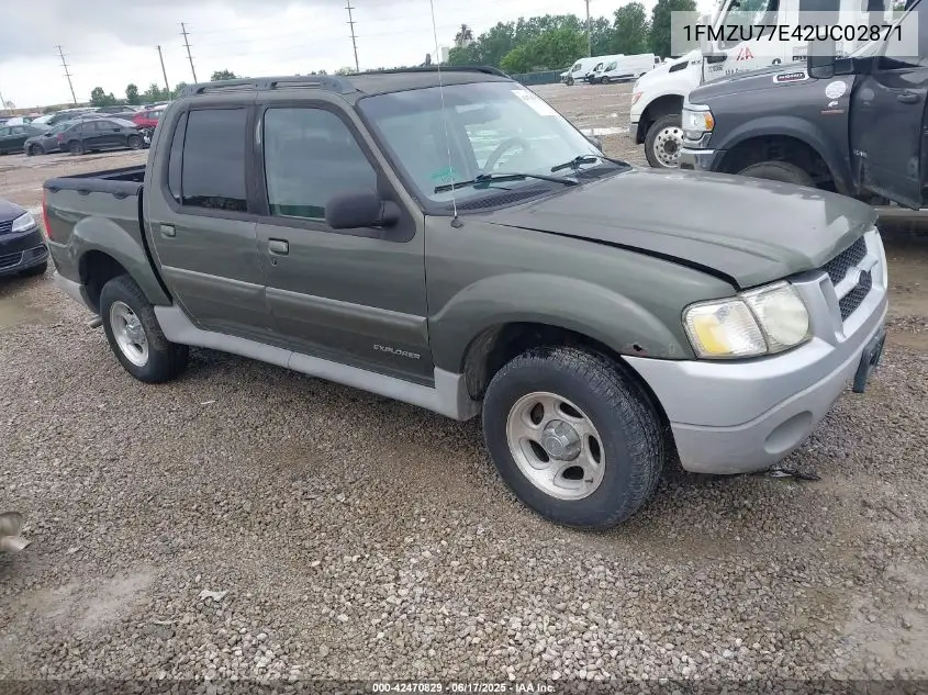 2002 Ford Explorer Sport Trac VIN: 1FMZU77E42UC02871 Lot: 42470829