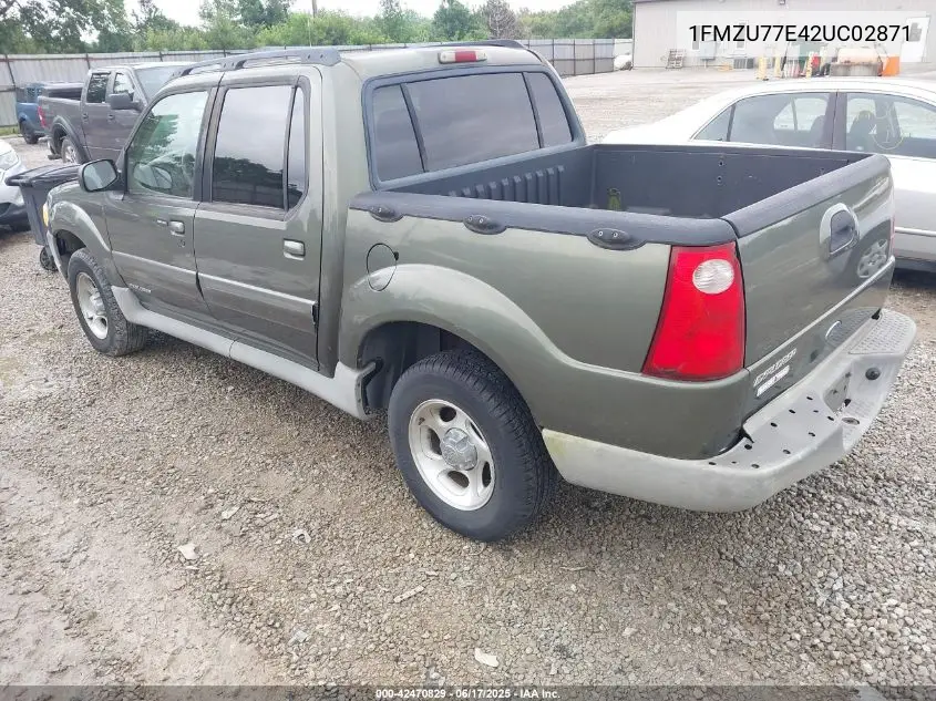 2002 Ford Explorer Sport Trac VIN: 1FMZU77E42UC02871 Lot: 42470829