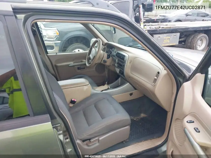 2002 Ford Explorer Sport Trac VIN: 1FMZU77E42UC02871 Lot: 42470829