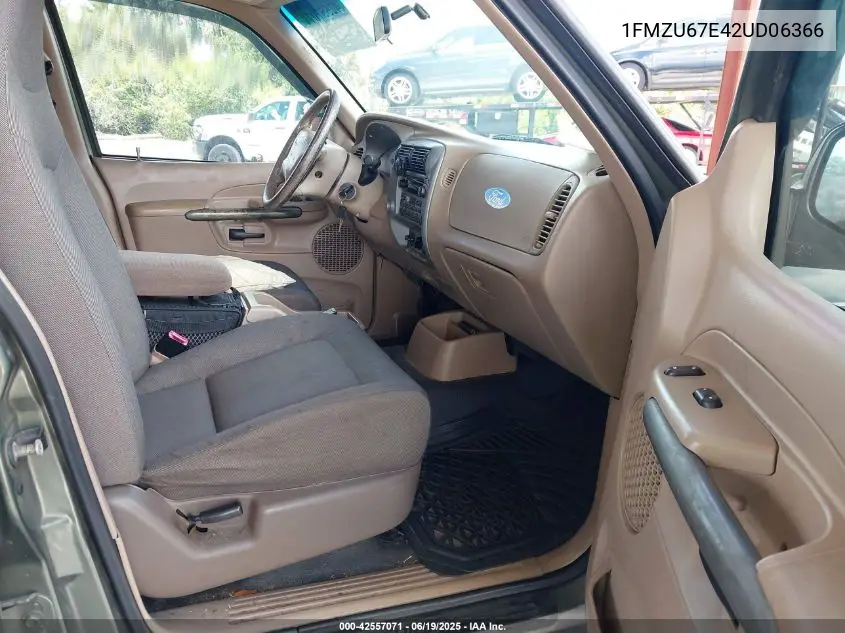 2002 Ford Explorer Sport Trac VIN: 1FMZU67E42UD06366 Lot: 42557071