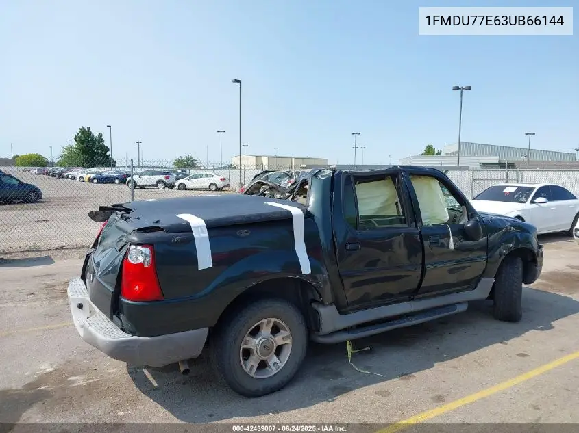 2003 Ford Explorer Sport Trac Xls/Xlt VIN: 1FMDU77E63UB66144 Lot: 42439007