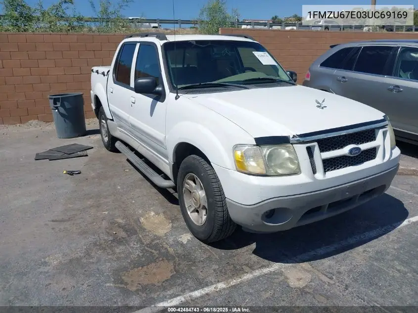 2003 Ford Explorer Sport Trac Xls/Xlt VIN: 1FMZU67E03UC69169 Lot: 42484743