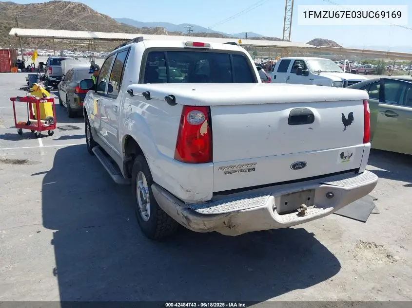 2003 Ford Explorer Sport Trac Xls/Xlt VIN: 1FMZU67E03UC69169 Lot: 42484743