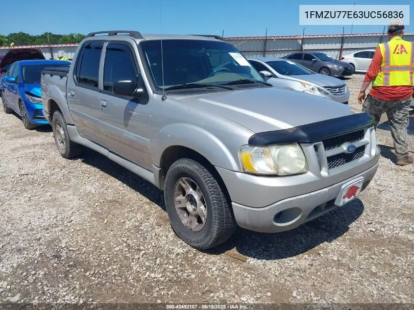 2003 Ford Explorer Sport Trac Xls/Xlt VIN: 1FMZU77E63UC56836 Lot: 42492107