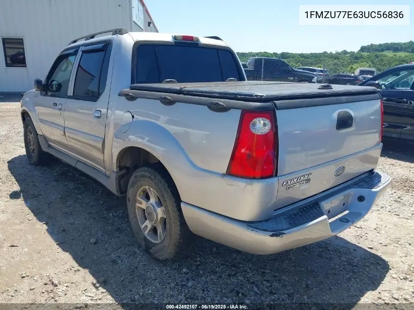 2003 Ford Explorer Sport Trac Xls/Xlt VIN: 1FMZU77E63UC56836 Lot: 42492107