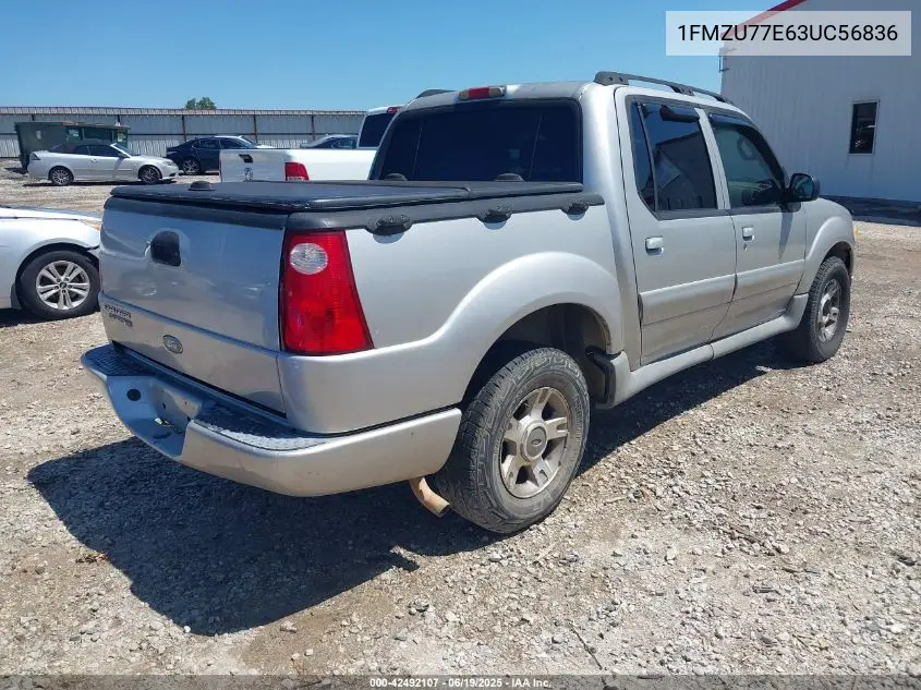 2003 Ford Explorer Sport Trac Xls/Xlt VIN: 1FMZU77E63UC56836 Lot: 42492107