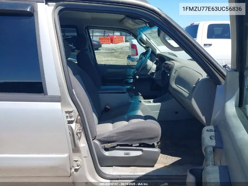 2003 Ford Explorer Sport Trac Xls/Xlt VIN: 1FMZU77E63UC56836 Lot: 42492107