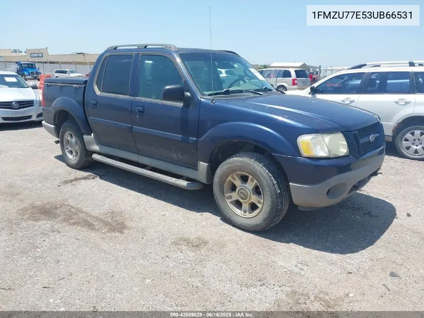 2003 Ford Explorer Sport Trac Xls/Xlt VIN: 1FMZU77E53UB66531 Lot: 42509028