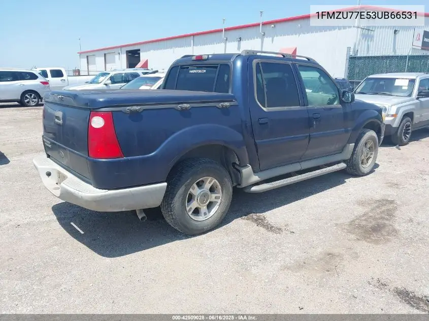 2003 Ford Explorer Sport Trac Xls/Xlt VIN: 1FMZU77E53UB66531 Lot: 42509028