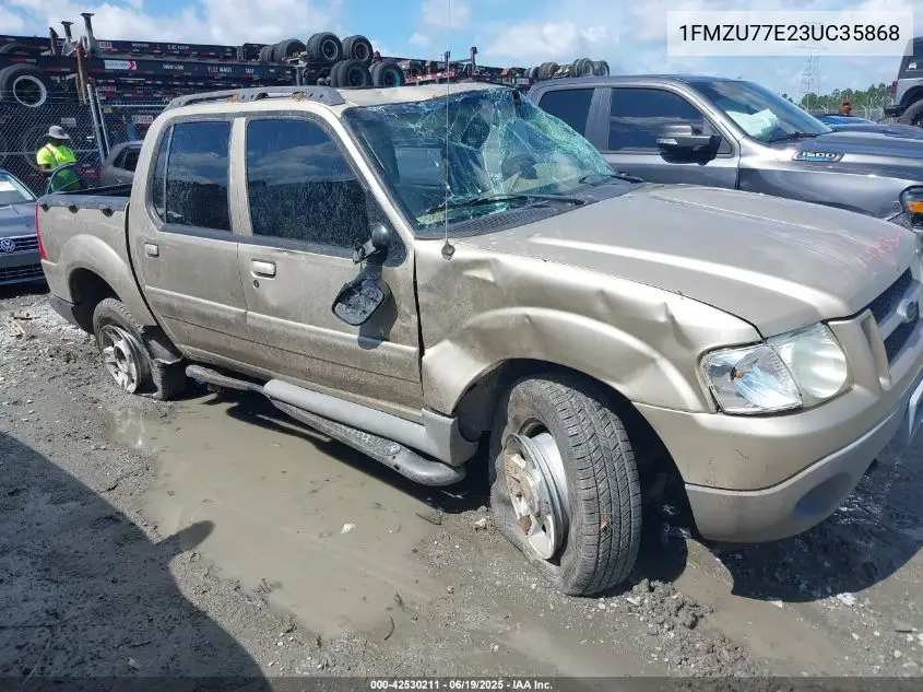 2003 Ford Explorer Sport Trac Xls/Xlt VIN: 1FMZU77E23UC35868 Lot: 42530211