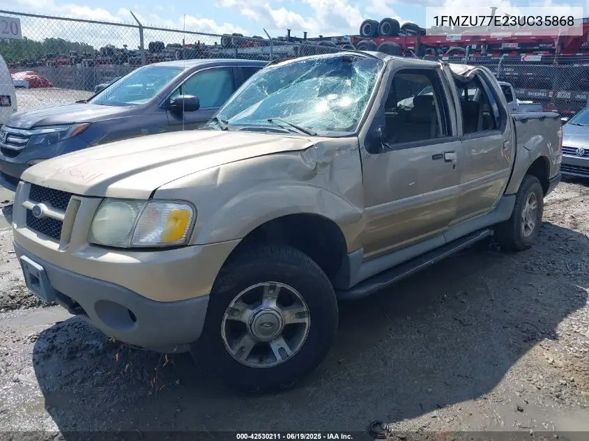 2003 Ford Explorer Sport Trac Xls/Xlt VIN: 1FMZU77E23UC35868 Lot: 42530211