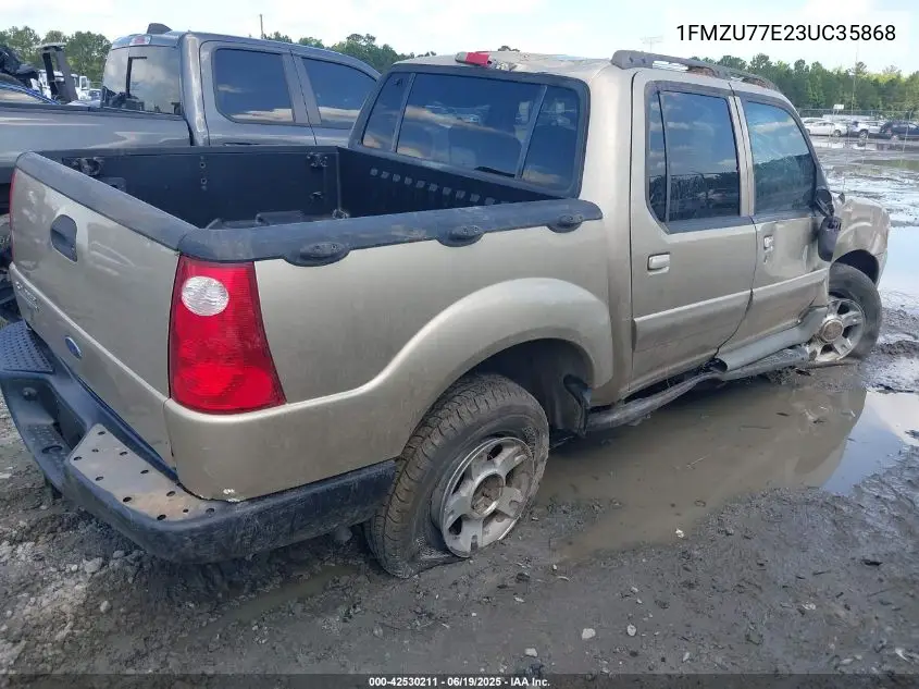 2003 Ford Explorer Sport Trac Xls/Xlt VIN: 1FMZU77E23UC35868 Lot: 42530211
