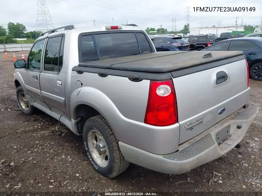 2003 Ford Explorer Sport Trac Xls/Xlt VIN: 1FMZU77E23UA09149 Lot: 42531812