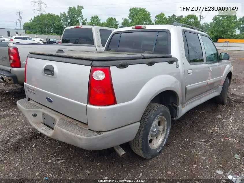 2003 Ford Explorer Sport Trac Xls/Xlt VIN: 1FMZU77E23UA09149 Lot: 42531812