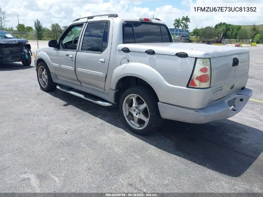 2003 Ford Explorer Sport Trac Xls/Xlt VIN: 1FMZU67E73UC81352 Lot: 42540769