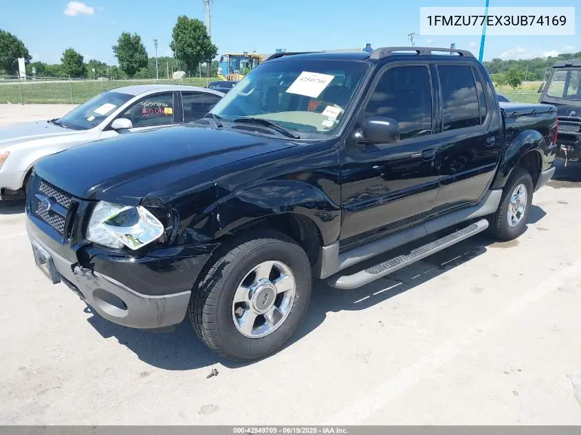 2003 Ford Explorer Sport Trac Xls/Xlt VIN: 1FMZU77EX3UB74169 Lot: 42549709