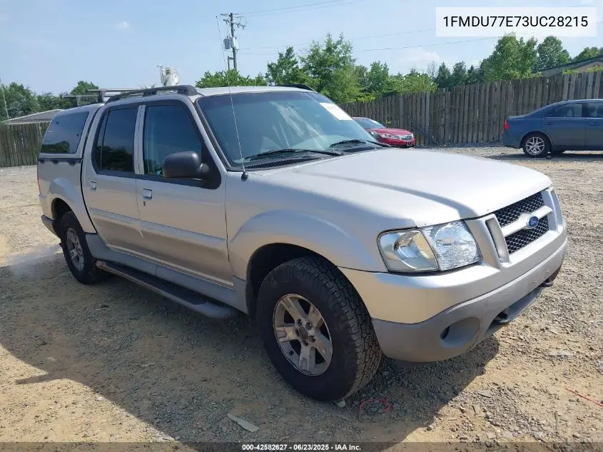 2003 Ford Explorer Sport Trac Xls/Xlt VIN: 1FMDU77E73UC28215 Lot: 42582627