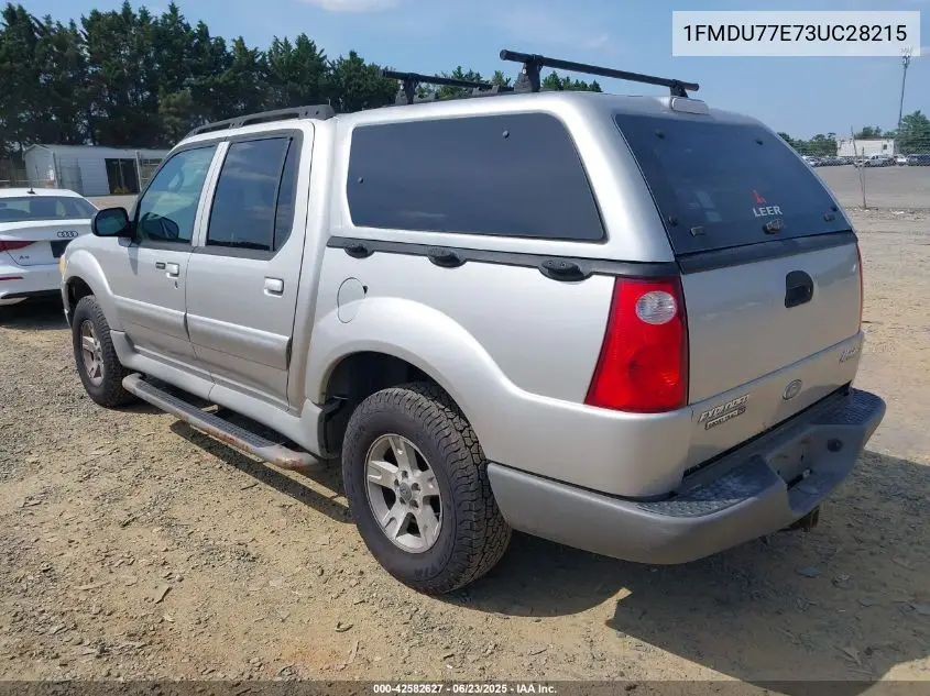 2003 Ford Explorer Sport Trac Xls/Xlt VIN: 1FMDU77E73UC28215 Lot: 42582627