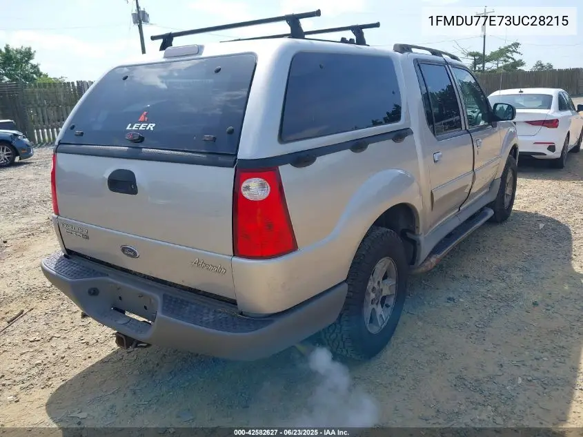 2003 Ford Explorer Sport Trac Xls/Xlt VIN: 1FMDU77E73UC28215 Lot: 42582627