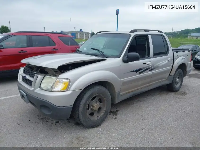 2004 Ford Explorer Sport Trac Adrenalin/Xls/Xlt VIN: 1FMZU77K54UA15664 Lot: 42448949