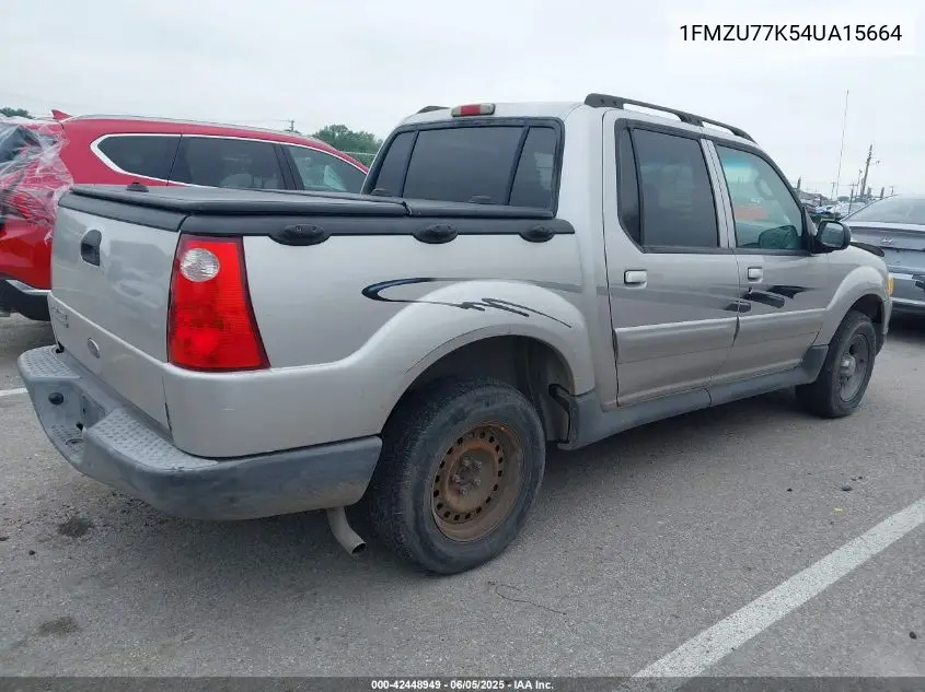 2004 Ford Explorer Sport Trac Adrenalin/Xls/Xlt VIN: 1FMZU77K54UA15664 Lot: 42448949