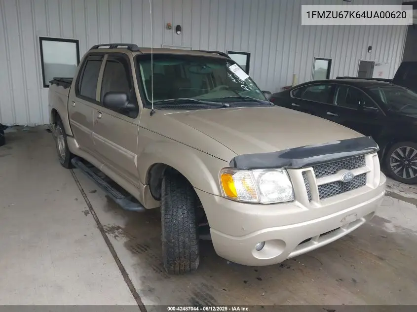 2004 Ford Explorer Sport Trac VIN: 1FMZU67K64UA00620 Lot: 42487044