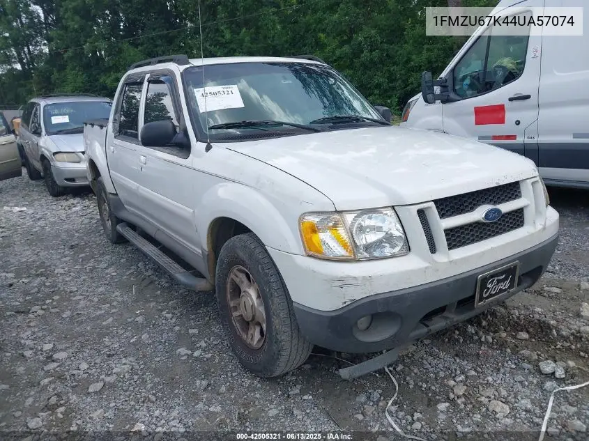 2004 Ford Explorer Sport Trac Adrenalin/Xls/Xlt VIN: 1FMZU67K44UA57074 Lot: 42505321