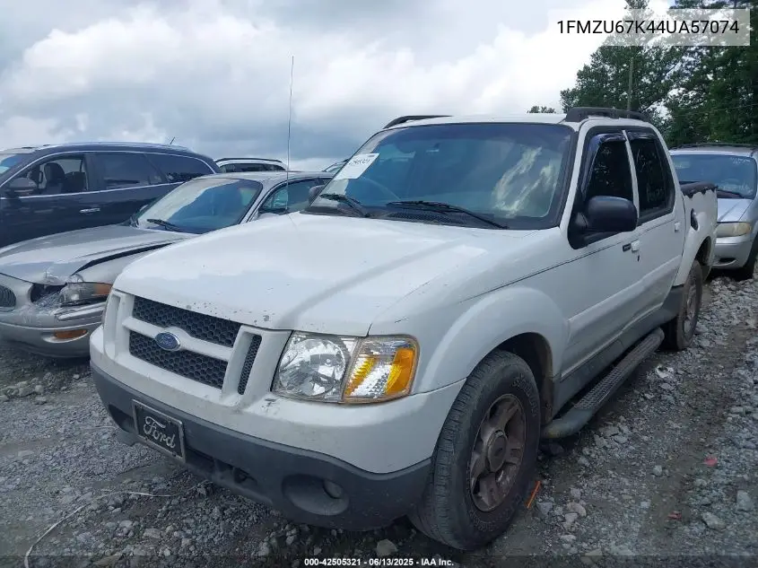 2004 Ford Explorer Sport Trac Adrenalin/Xls/Xlt VIN: 1FMZU67K44UA57074 Lot: 42505321