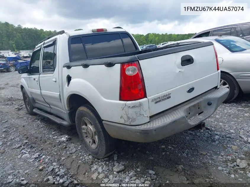 2004 Ford Explorer Sport Trac Adrenalin/Xls/Xlt VIN: 1FMZU67K44UA57074 Lot: 42505321