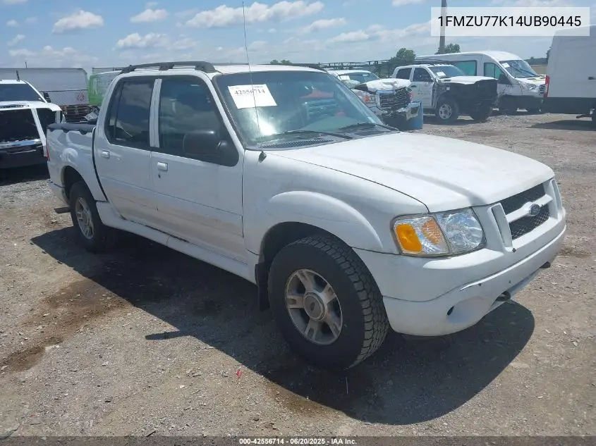 2004 Ford Explorer Sport Trac Adrenalin/Xls/Xlt VIN: 1FMZU77K14UB90445 Lot: 42556714