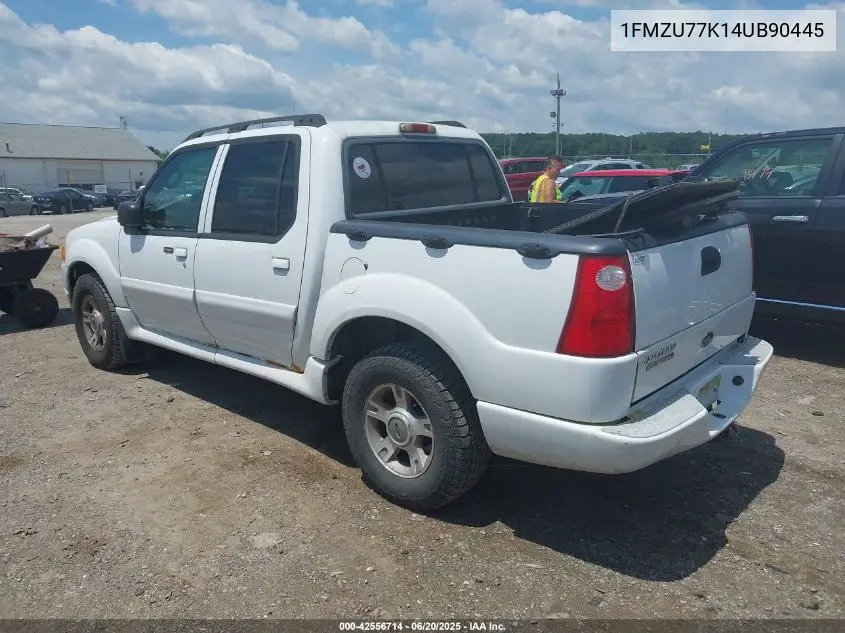 2004 Ford Explorer Sport Trac Adrenalin/Xls/Xlt VIN: 1FMZU77K14UB90445 Lot: 42556714
