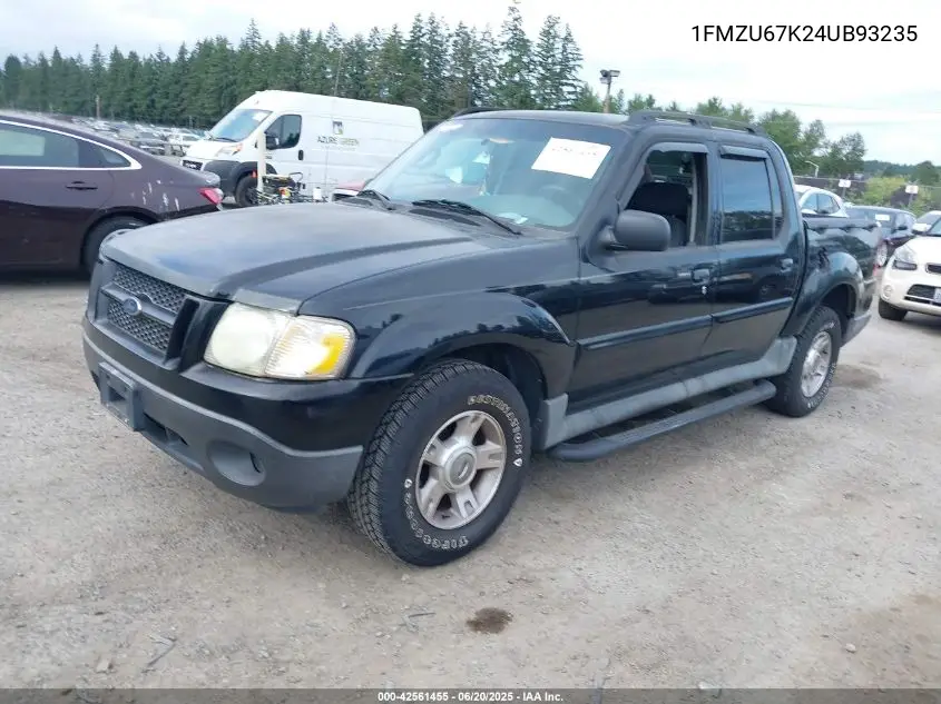2004 Ford Explorer Sport Trac Adrenalin/Xls/Xlt VIN: 1FMZU67K24UB93235 Lot: 42561455