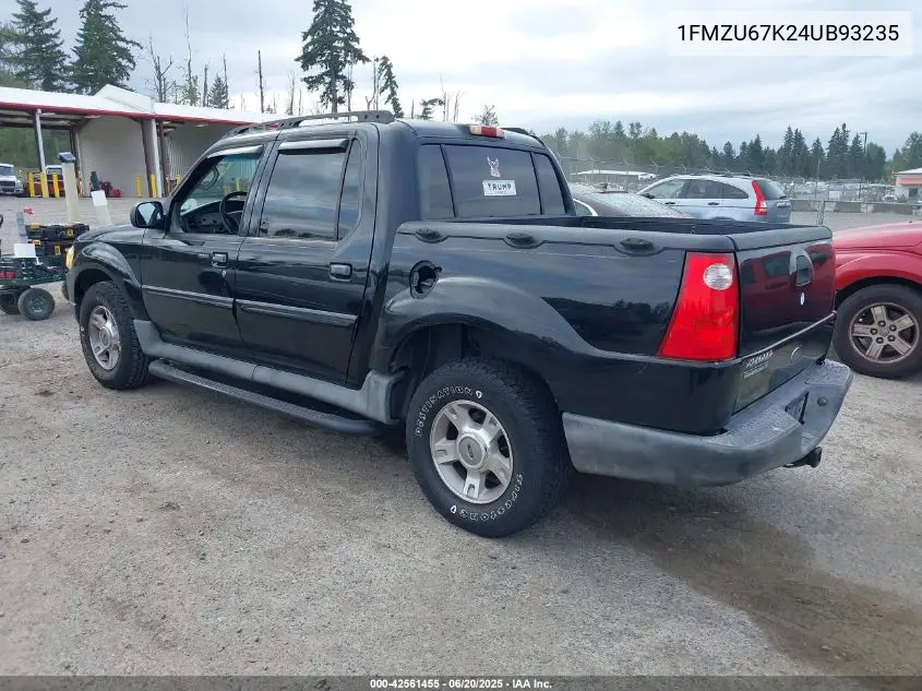 2004 Ford Explorer Sport Trac Adrenalin/Xls/Xlt VIN: 1FMZU67K24UB93235 Lot: 42561455