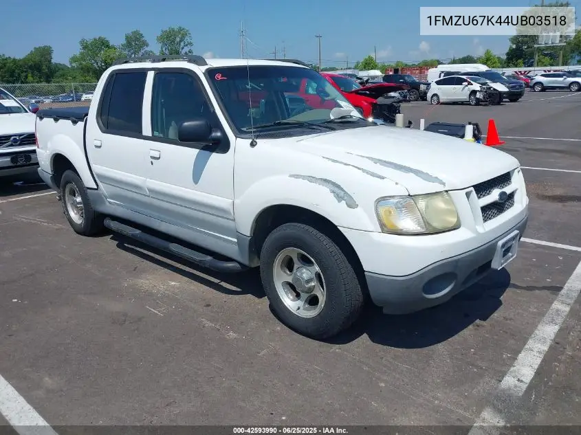 2004 Ford Explorer Sport Trac Adrenalin/Xls/Xlt VIN: 1FMZU67K44UB03518 Lot: 42593990