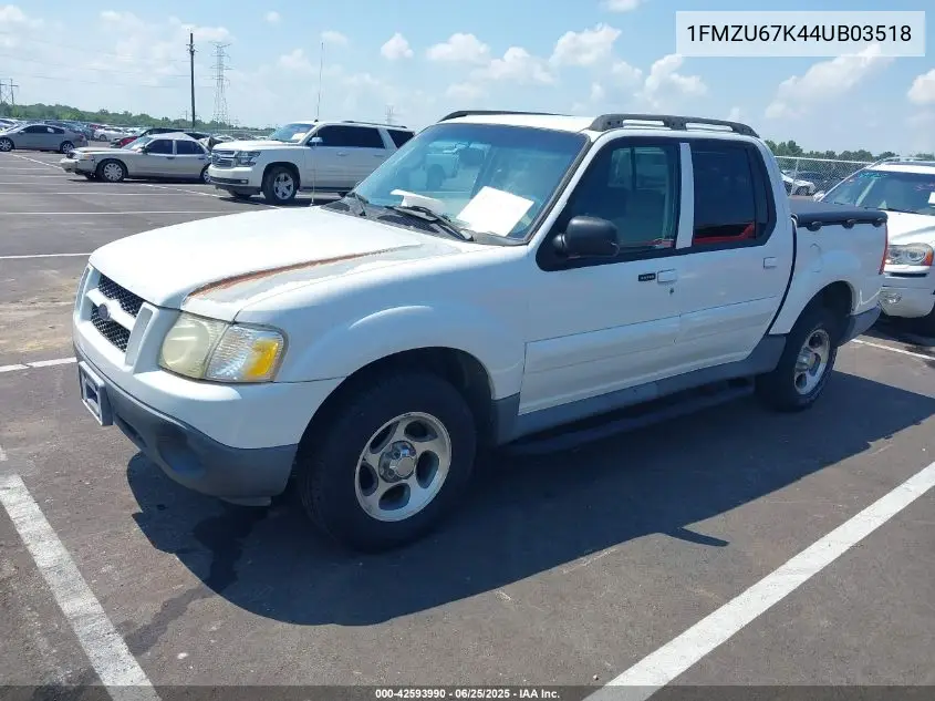 2004 Ford Explorer Sport Trac Adrenalin/Xls/Xlt VIN: 1FMZU67K44UB03518 Lot: 42593990