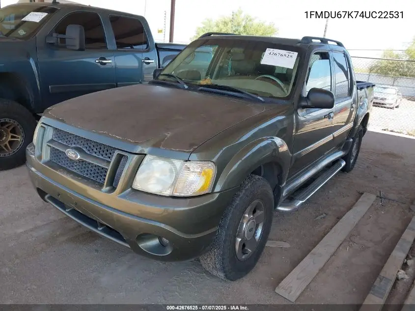1fmdu67k74uc22531 1FMDU67K74UC22531 2004 Ford Explorer Sport Trac Adrenalin/Xls/Xlt