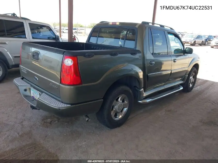 1fmdu67k74uc22531 1FMDU67K74UC22531 2004 Ford Explorer Sport Trac Adrenalin/Xls/Xlt