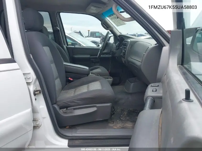 2005 Ford Explorer Sport Trac Adrenalin/Xls/Xlt VIN: 1FMZU67K55UA58803 Lot: 42483158