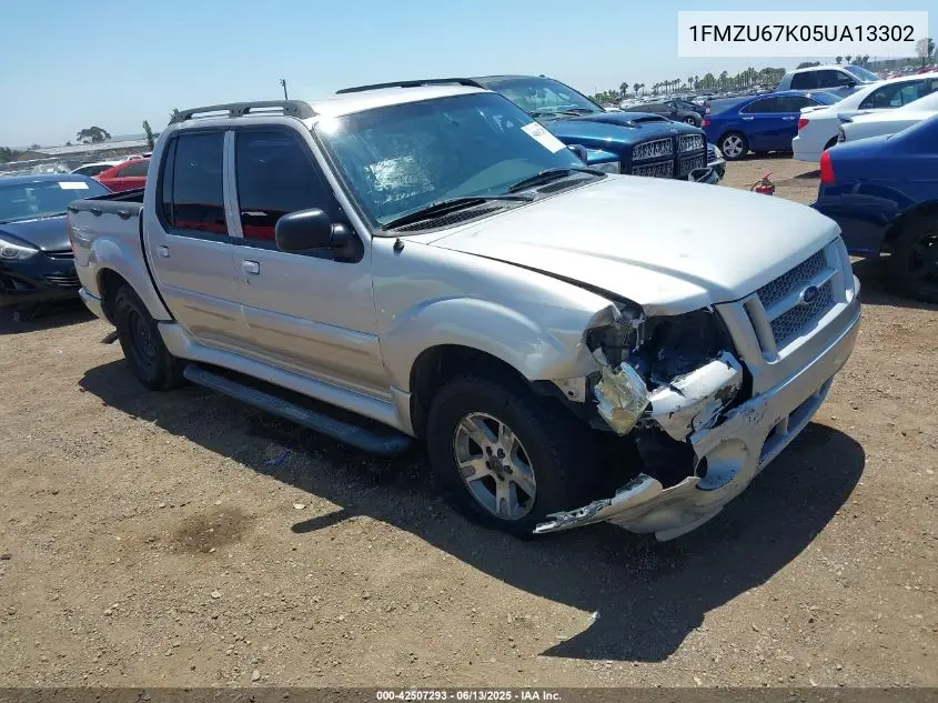 2005 Ford Explorer Sport Trac Adrenalin/Xls/Xlt VIN: 1FMZU67K05UA13302 Lot: 42507293