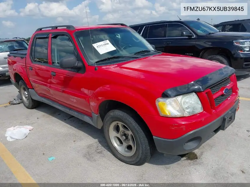 2005 Ford Explorer Sport Trac Adrenalin/Xls/Xlt VIN: 1FMZU67KX5UB39845 Lot: 42511800