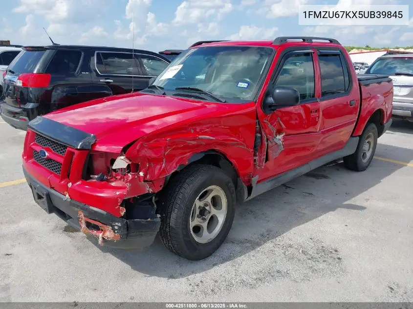 2005 Ford Explorer Sport Trac Adrenalin/Xls/Xlt VIN: 1FMZU67KX5UB39845 Lot: 42511800