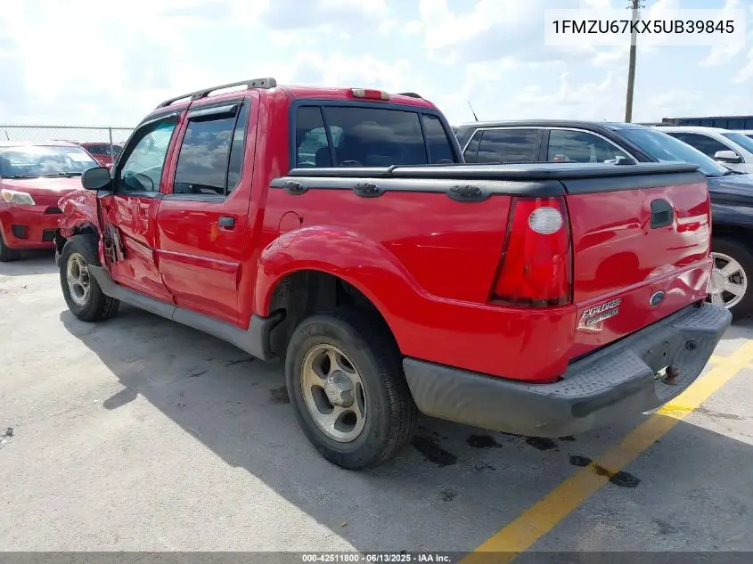 2005 Ford Explorer Sport Trac Adrenalin/Xls/Xlt VIN: 1FMZU67KX5UB39845 Lot: 42511800