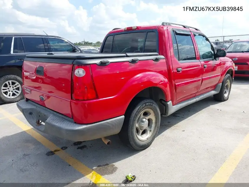 2005 Ford Explorer Sport Trac Adrenalin/Xls/Xlt VIN: 1FMZU67KX5UB39845 Lot: 42511800