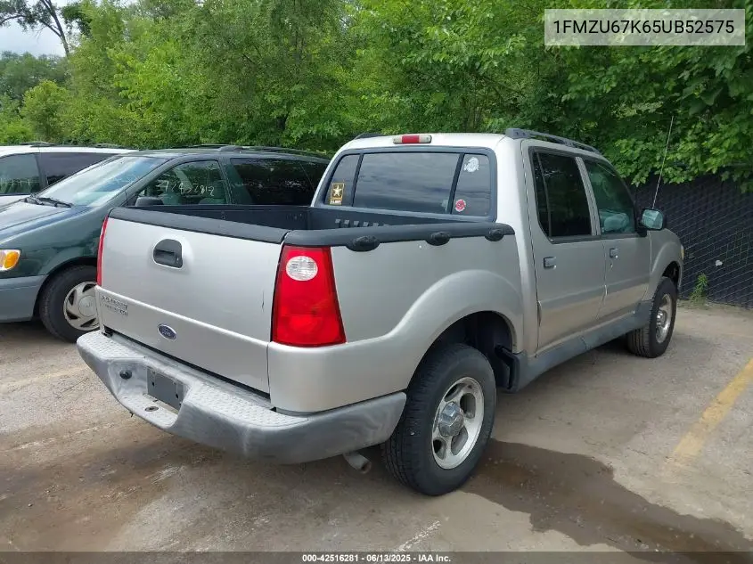 2005 Ford Explorer Sport Trac Adrenalin/Xls/Xlt VIN: 1FMZU67K65UB52575 Lot: 42516281