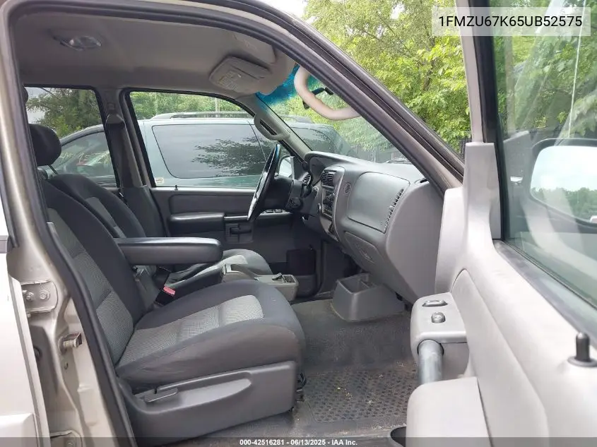 2005 Ford Explorer Sport Trac Adrenalin/Xls/Xlt VIN: 1FMZU67K65UB52575 Lot: 42516281