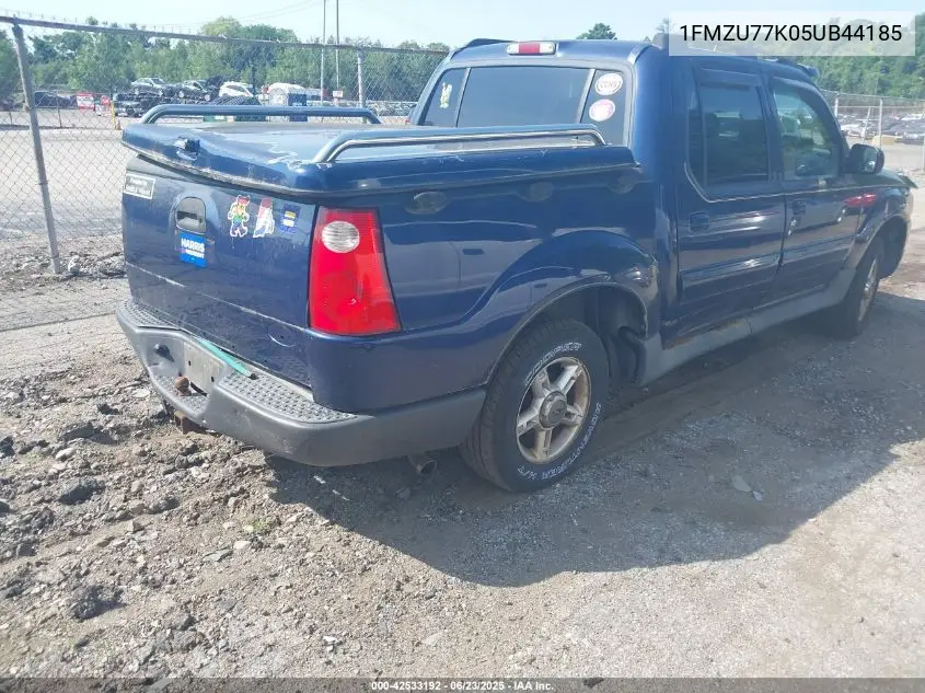 2005 Ford Explorer Sport Trac Adrenalin/Xls/Xlt VIN: 1FMZU77K05UB44185 Lot: 42533192